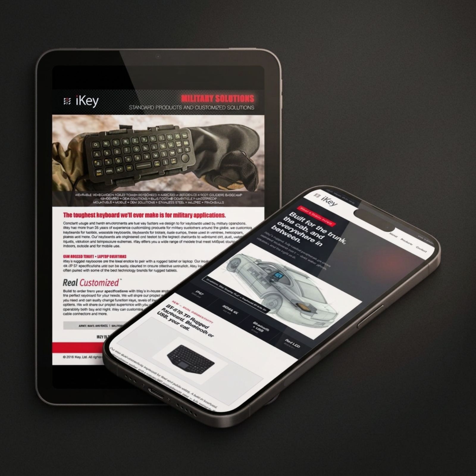 iKey product sell sheet and drip email campaigns