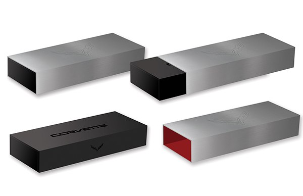 Corvette Stingray press kit illustrated pitch concept three