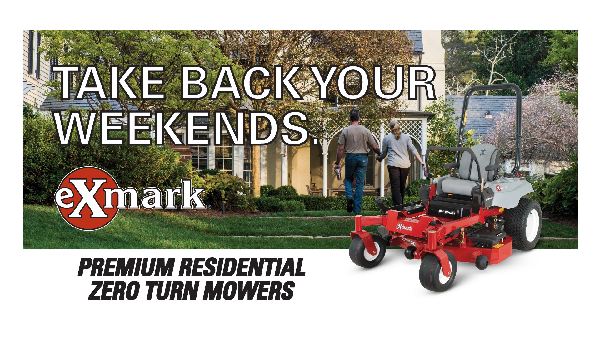 Exmark + Fletcher's — OOH, retail signage and digital advertising