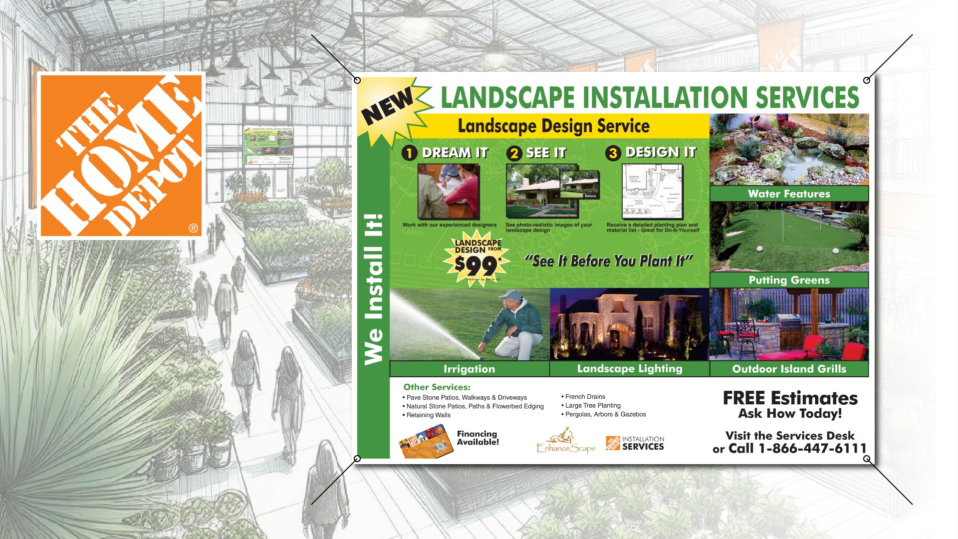 The Home Depot — Landscape design services