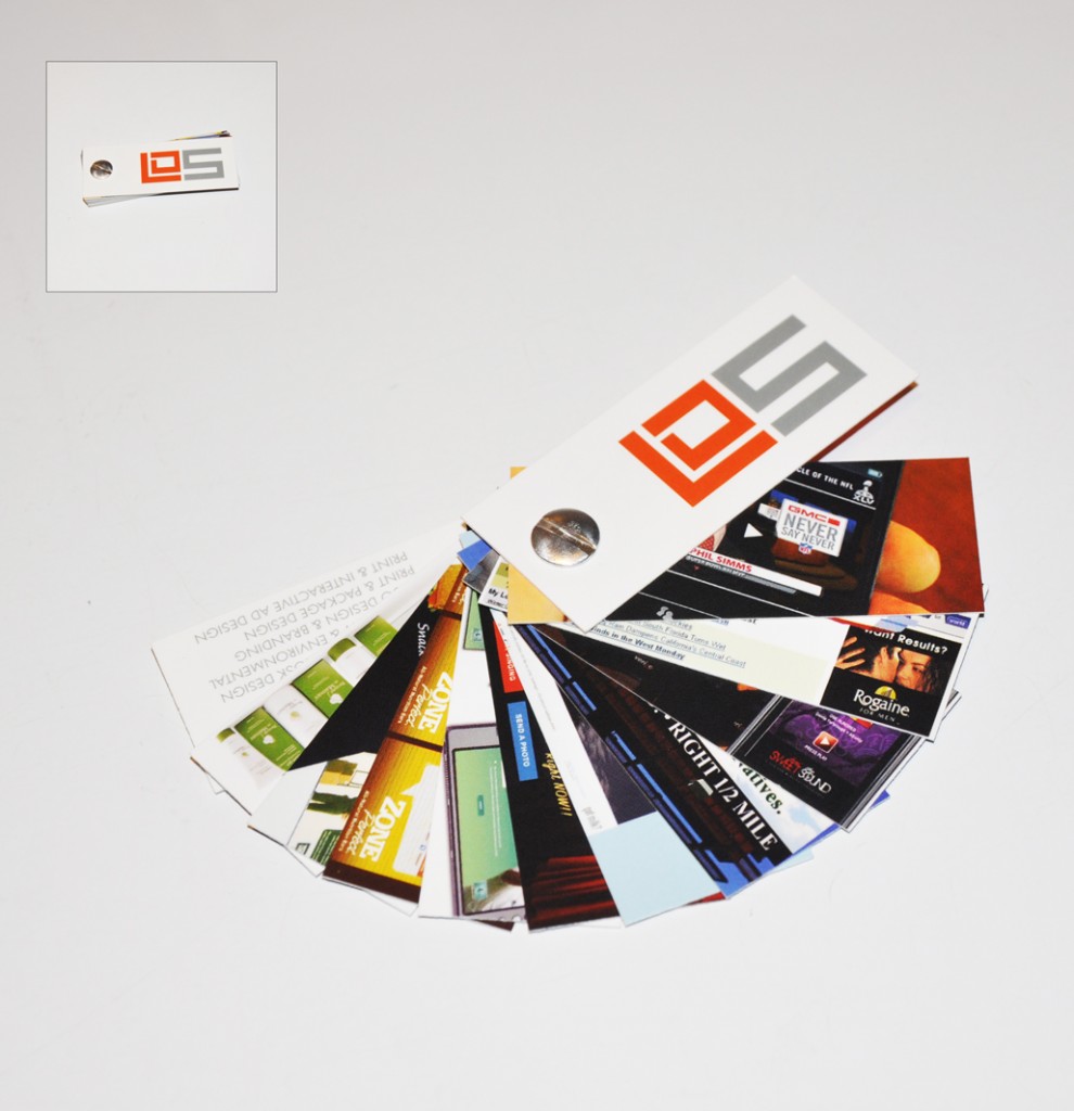 mini portfolio business cards