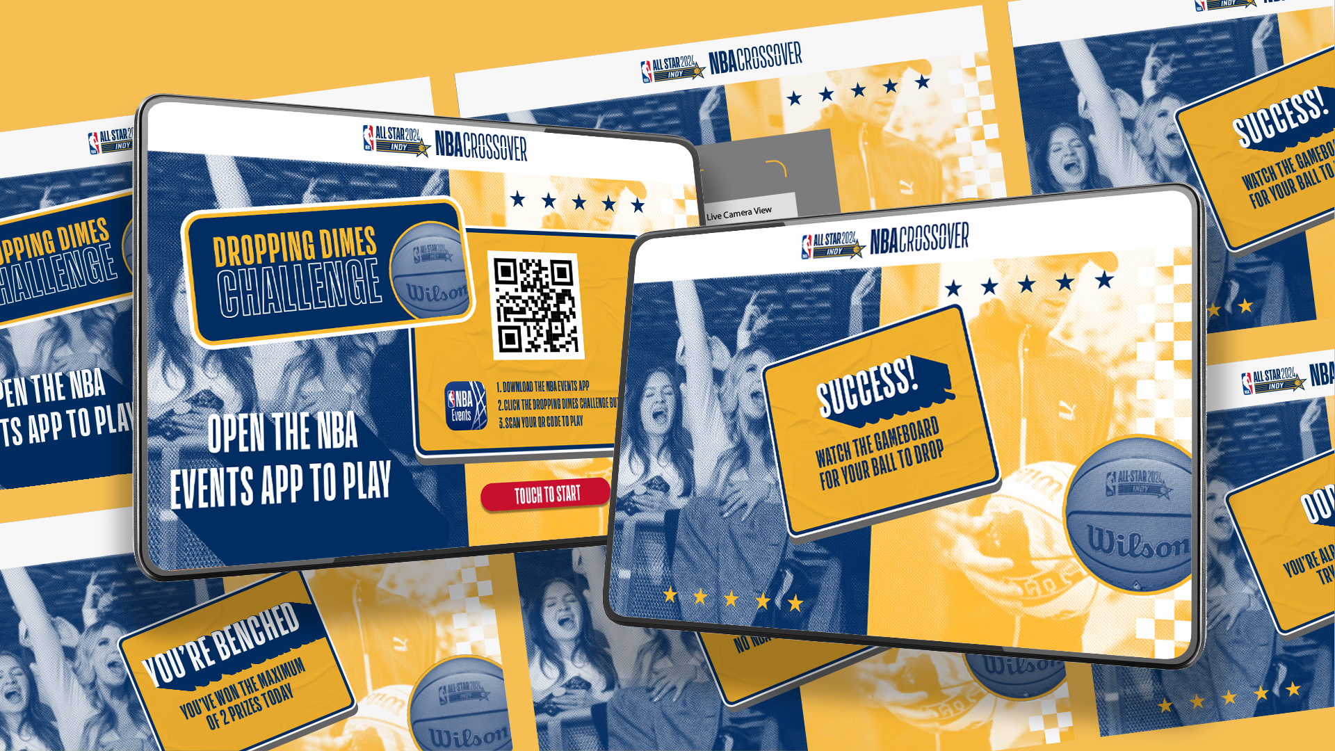 NBA All-Star Experience experiential design, visual designer, digital and print designer, event marketing