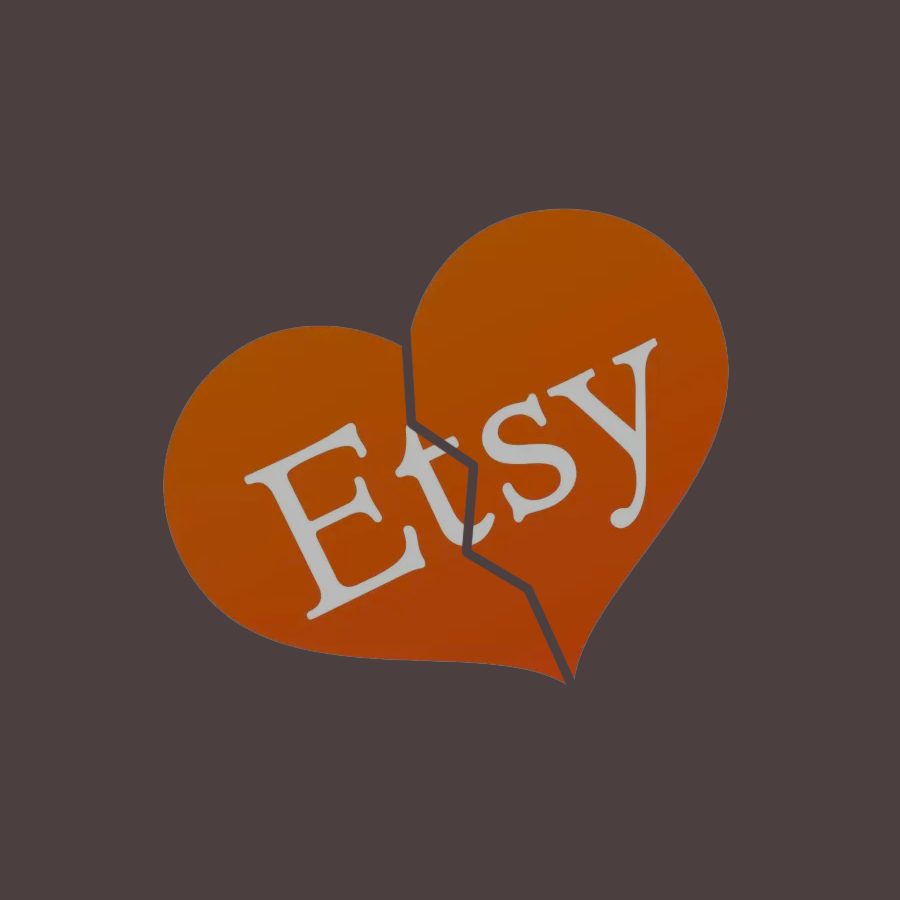 designer in a love affair with Etsy love-hate relationship